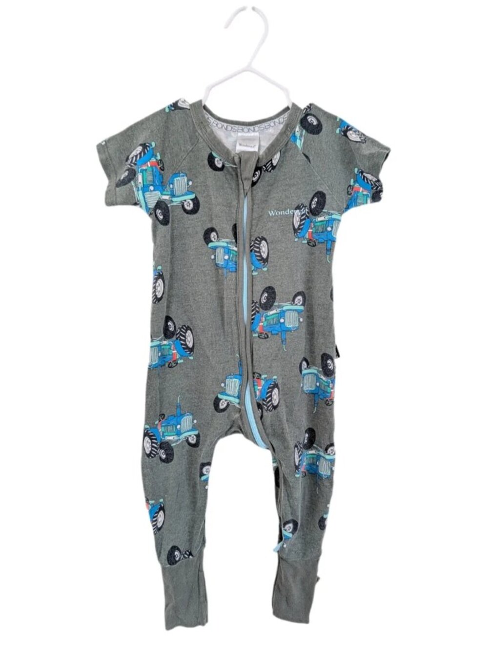 Bonds Short Sleeve Wondersuit Tractor 6-12m Baby Boy Clothes Small Shop
